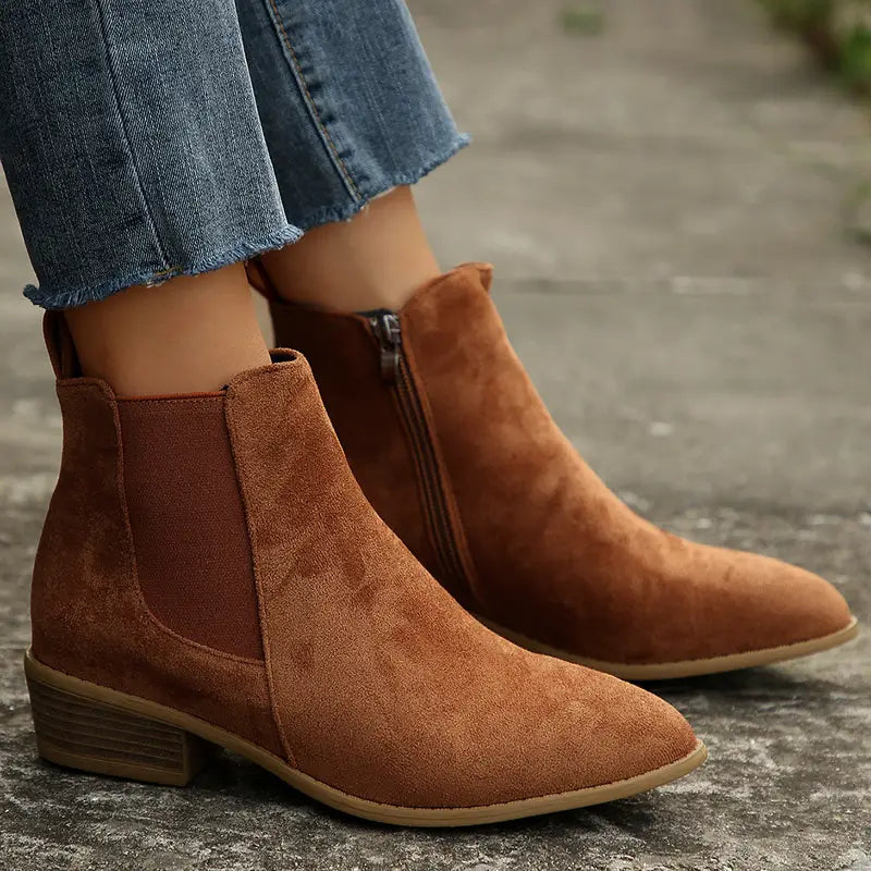 🔥LAST DAY 49% OFF💝Women's Chunky Heel Chelsea Boots