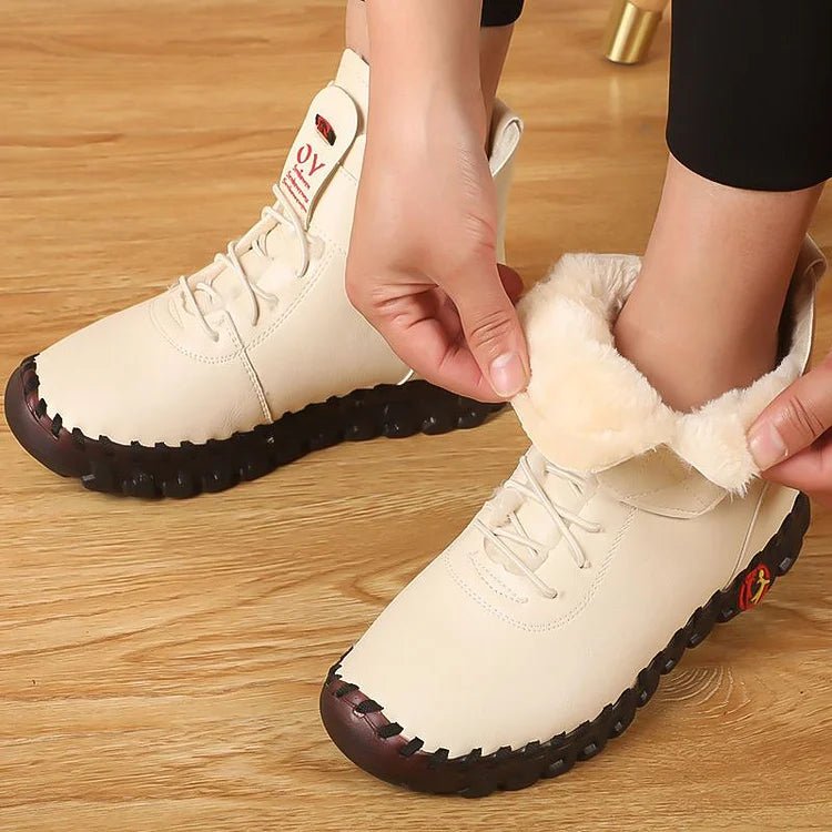2023 Women's Orthopedic Comfortable Thick Fur Winter Waterproof Snow Boots