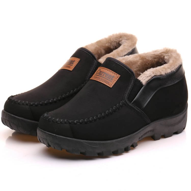 2023 Men's Orthopedic Comfortable Waterproof Warm Cow Leather Snow Boots