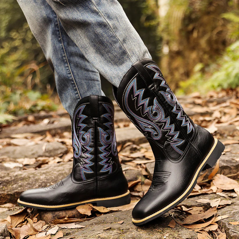 🔥LAST DAY 49% OFF💝PLUS SIZE Men's Trendy Western Style Cowboy Boots