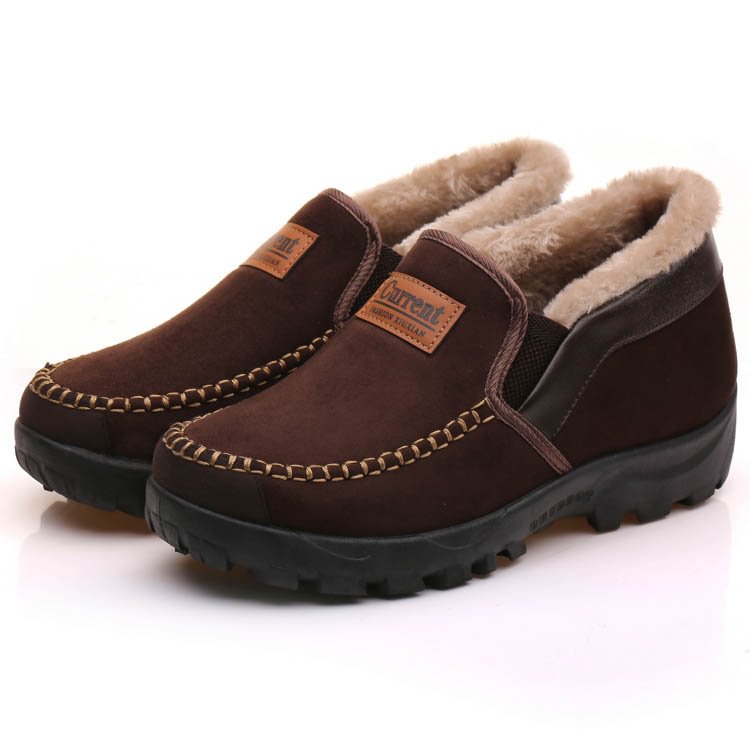 2023 Men's Orthopedic Comfortable Waterproof Warm Cow Leather Snow Boots