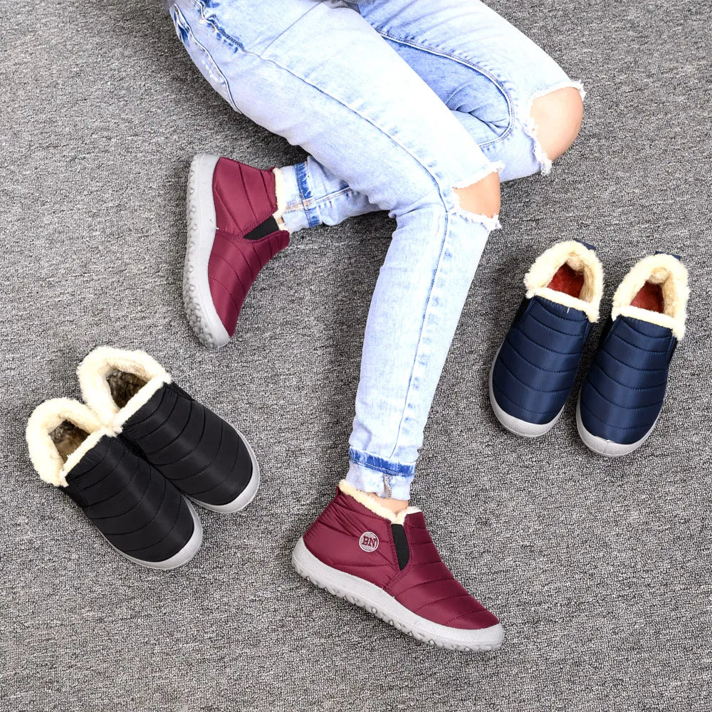 đ„Last Day Promotion 50% OFF - Orthopedic Water-Proof Winter Fur-Lined Soft Boots