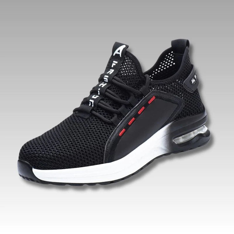 2023 Men's Steel Toe Anti-Puncture Breathablem Sneakers, Lightweight Indestructible Safety Work Shoes
