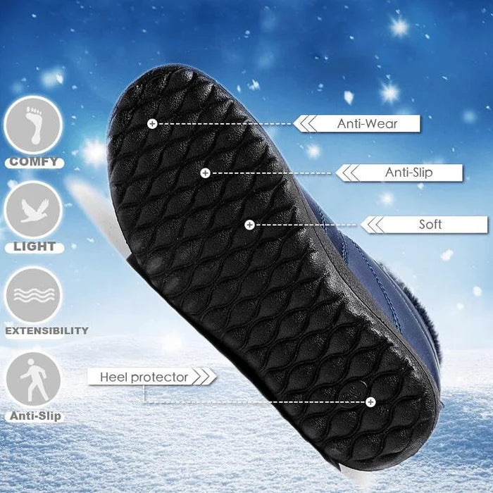 2023 Women's Premium Water-Proof Winter Boots, Plus Size Warm Soft Fur-Lined Boots
