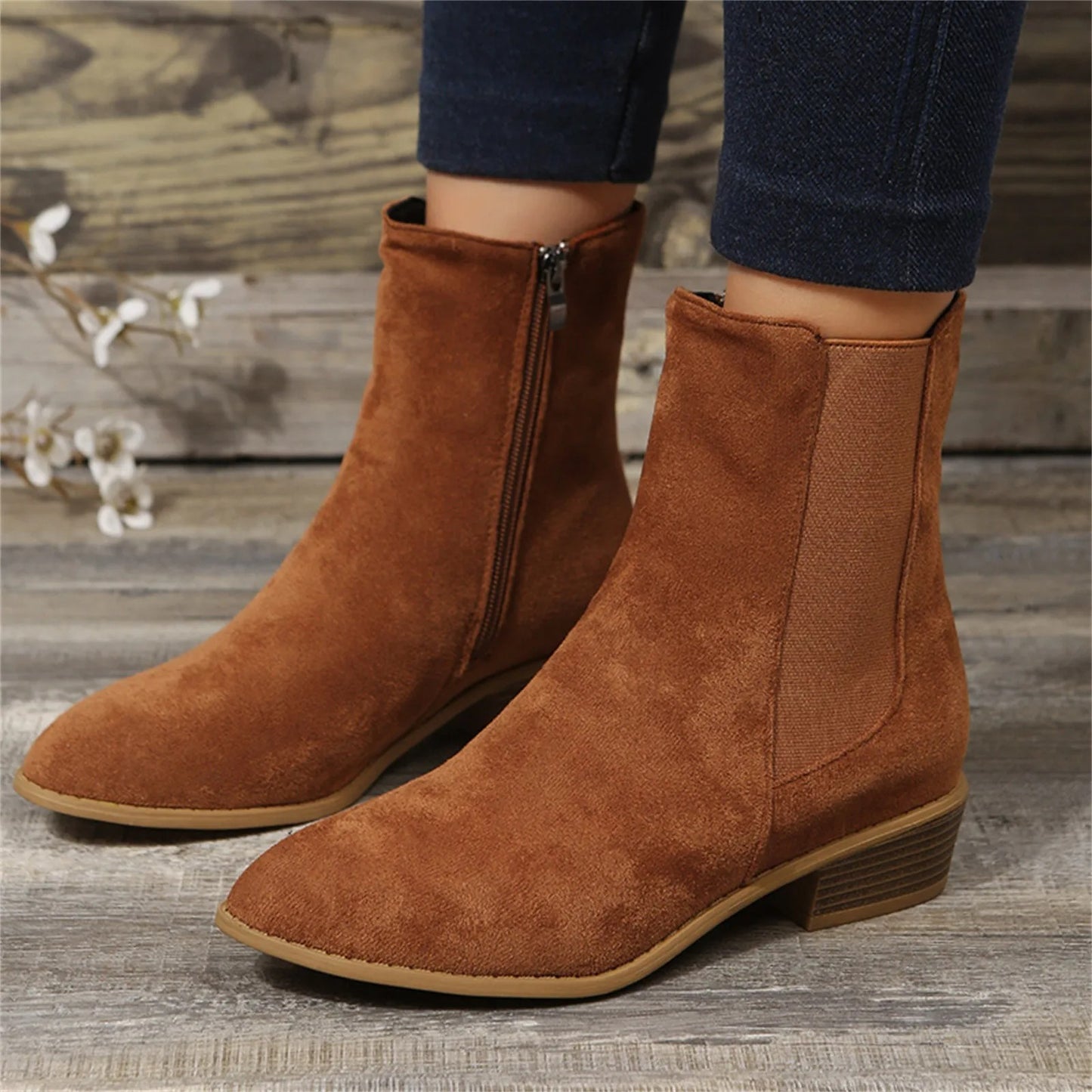 🔥LAST DAY 49% OFF💝Women's Chunky Heel Chelsea Boots