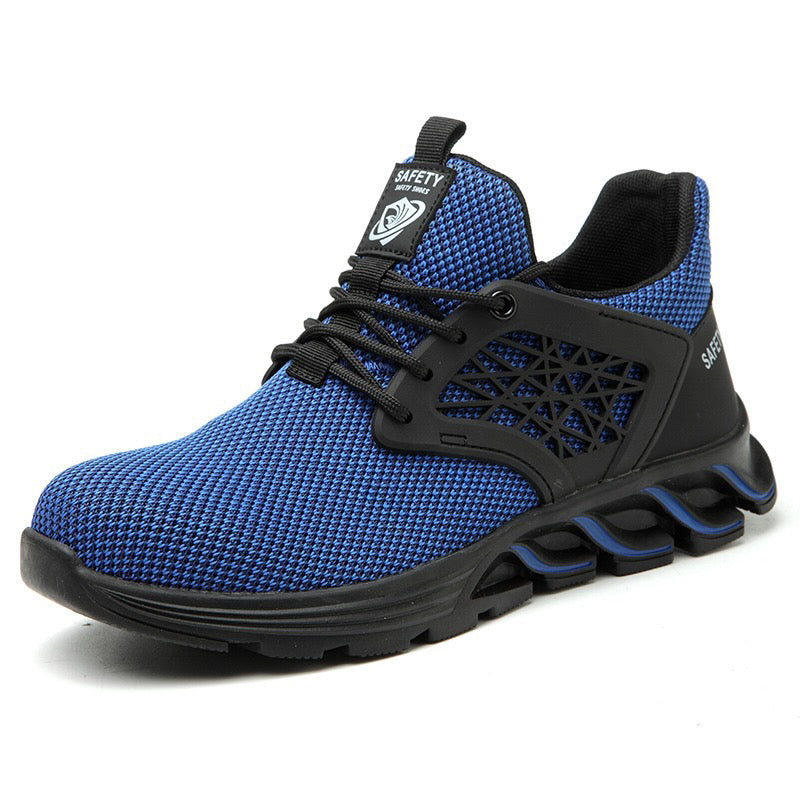 2023 Men's Steel Toe Safety Shoes, Puncture Proof Anti-skid Indestructible Work Shoes