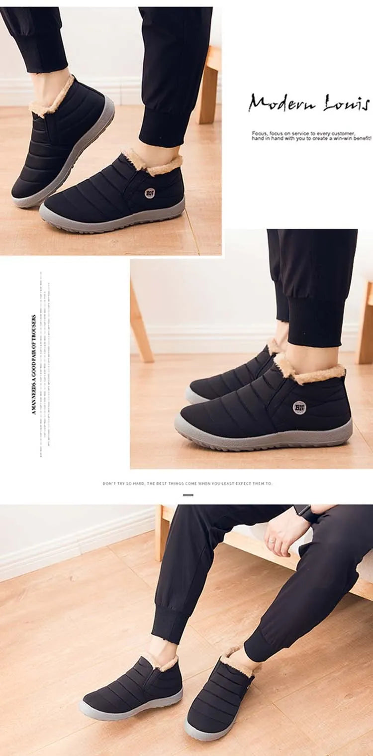 đ„Last Day Promotion 50% OFF - Orthopedic Water-Proof Winter Fur-Lined Soft Boots