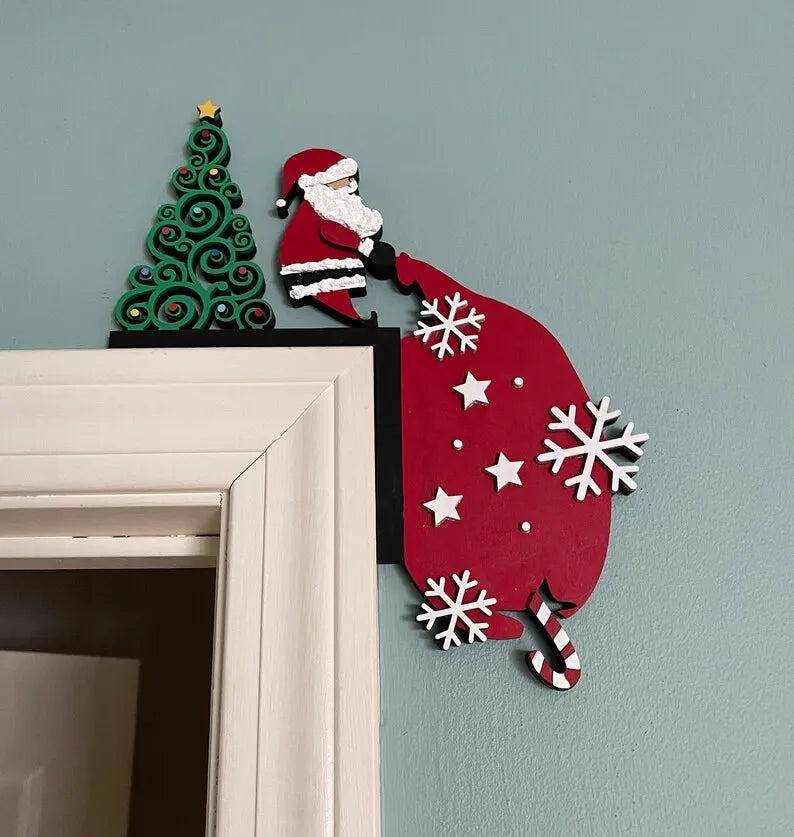 ๐
2024 Christmas Gift 50% Off--Metal Christmas Door Topper
