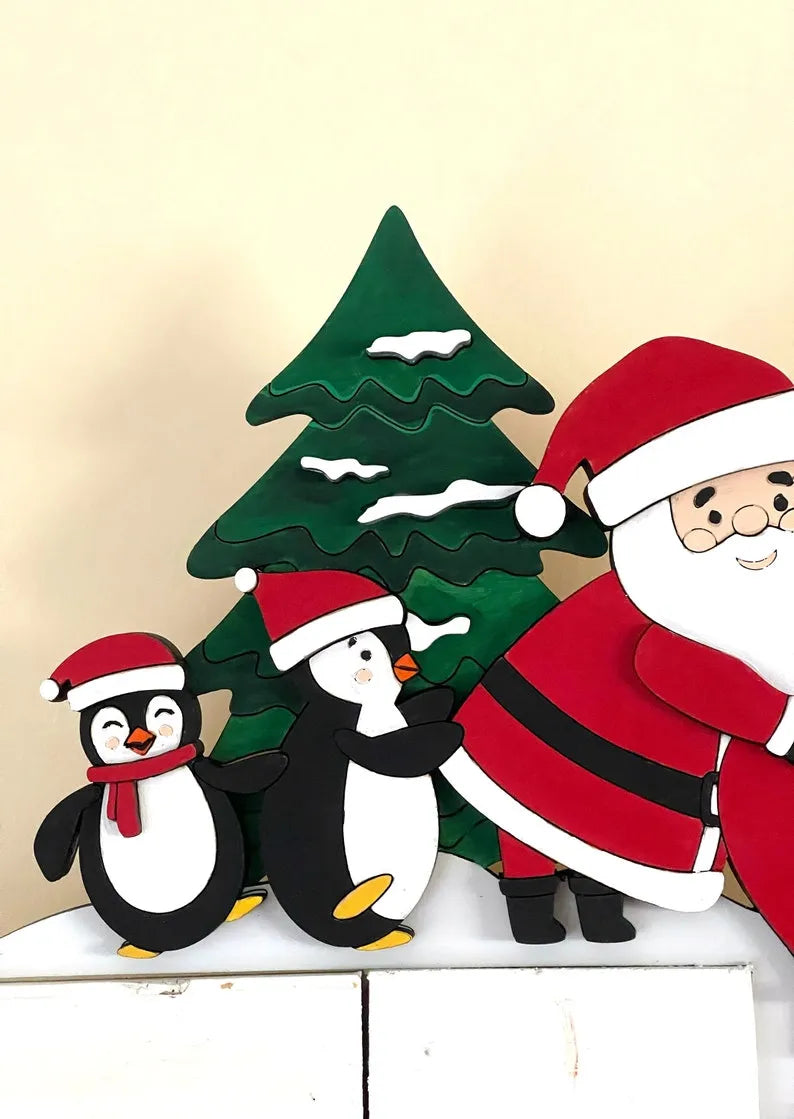 ๐
2024 Christmas Gift 50% Off--Metal Christmas Door Topper