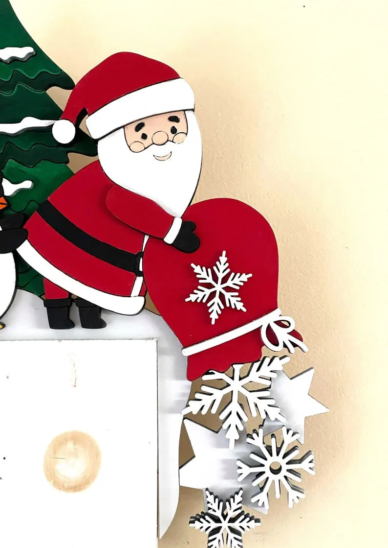 ๐
2024 Christmas Gift 50% Off--Metal Christmas Door Topper