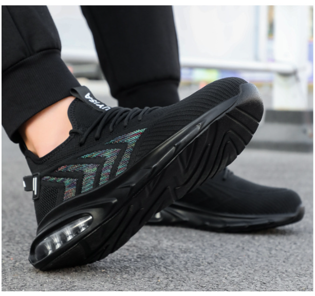 2023 Indestructible Steel Toe Work Shoes Men, Anti-smash Protective Sneakers