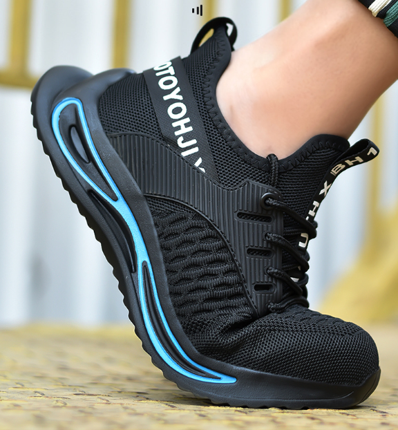 2023 New Design For Men Steel Toe Work Safety Shoes, Nonslip Security Indestructible Sneakers