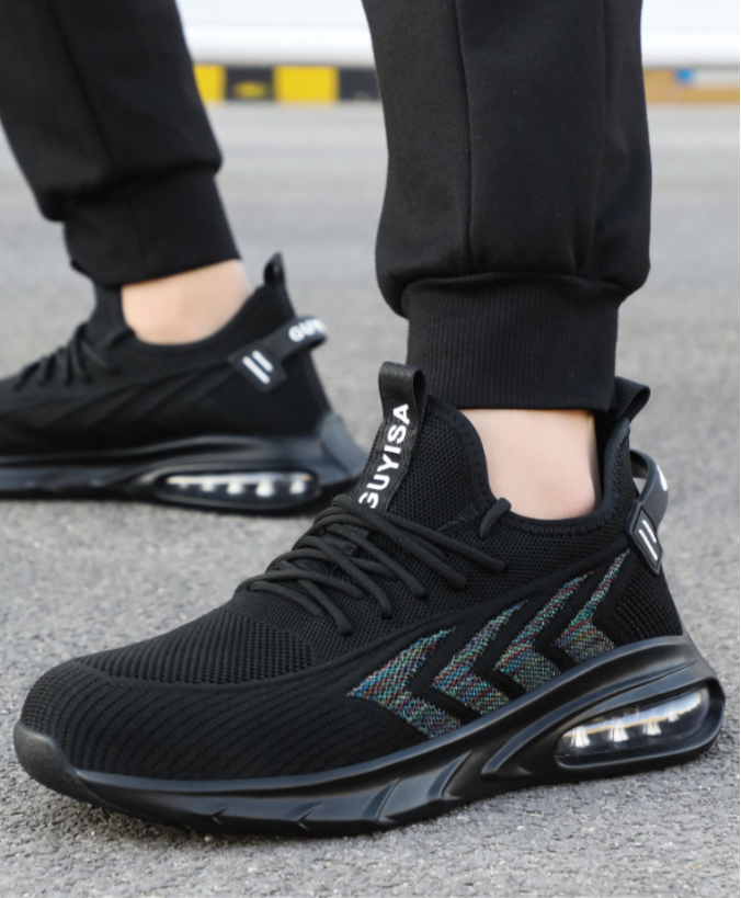 2023 Indestructible Steel Toe Work Shoes Men, Anti-smash Protective Sneakers