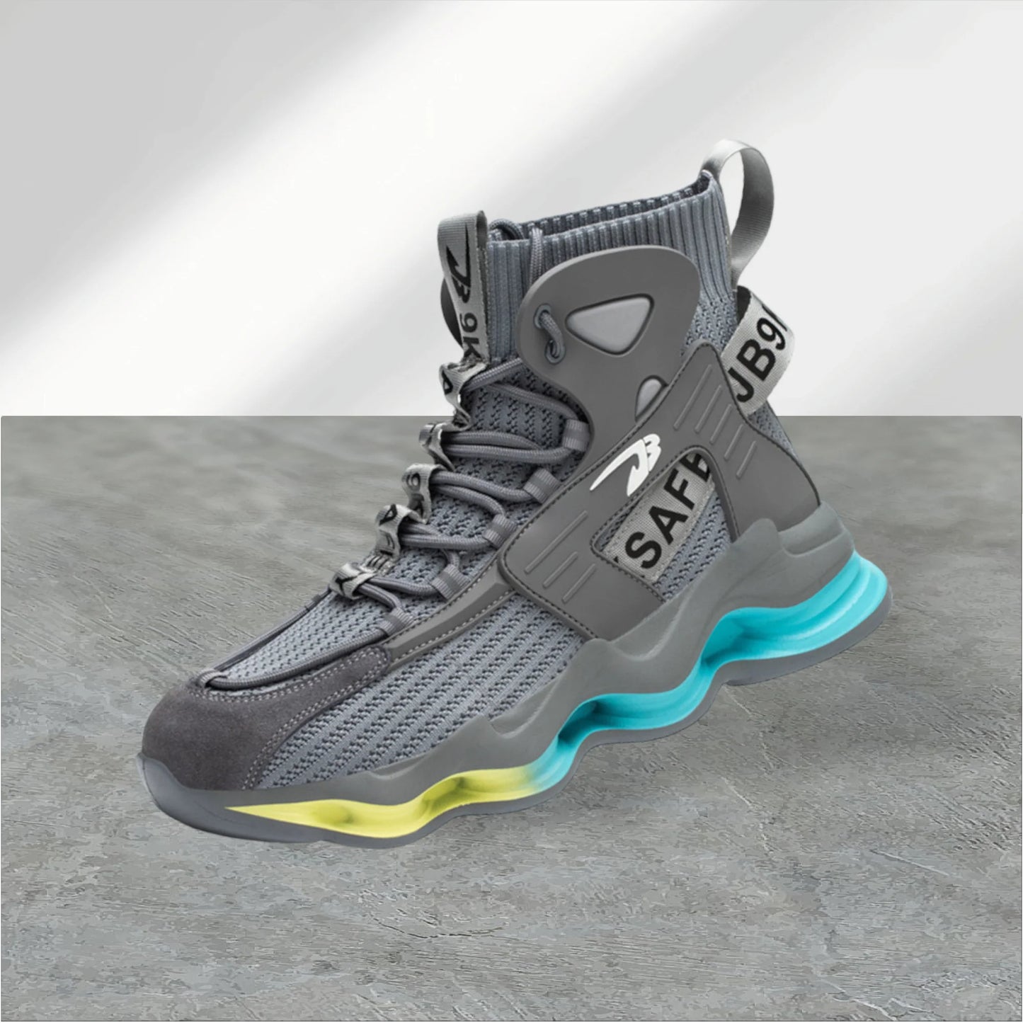 2023 Newest Design Men Safety Boots, Anti-smash Steel Toe Cap Indestructible Shoes