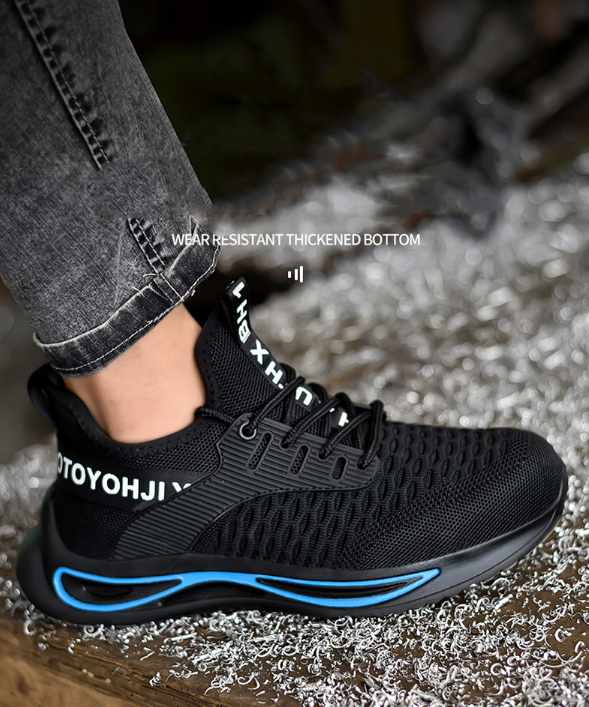 2023 New Design For Men Steel Toe Work Safety Shoes, Nonslip Security Indestructible Sneakers