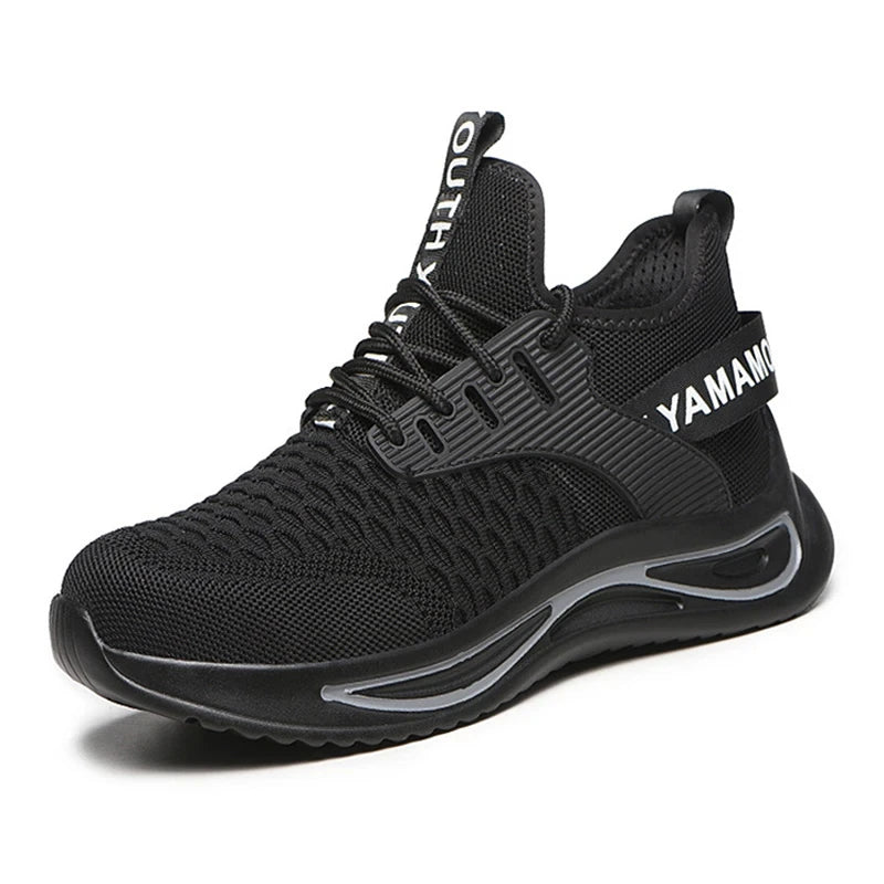 2023 New Design For Men Steel Toe Work Safety Shoes, Nonslip Security Indestructible Sneakers