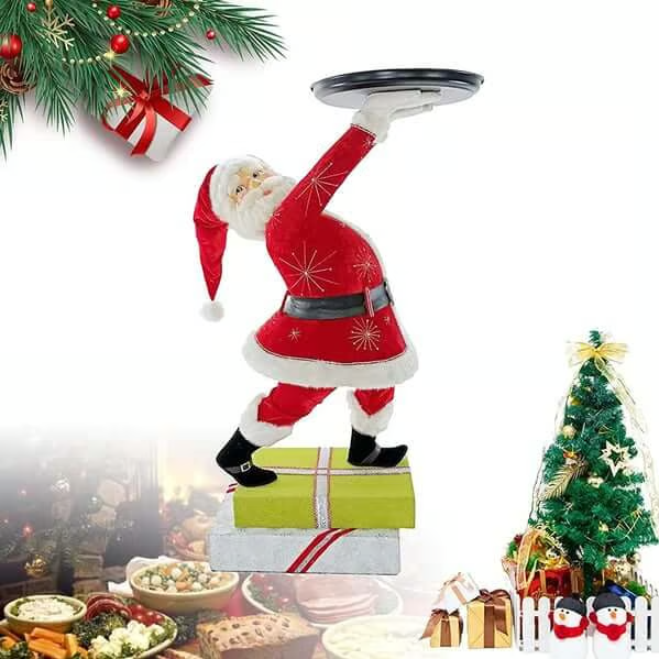 🎄🎅Christmas Snowman Treats Holder-with plate⛄