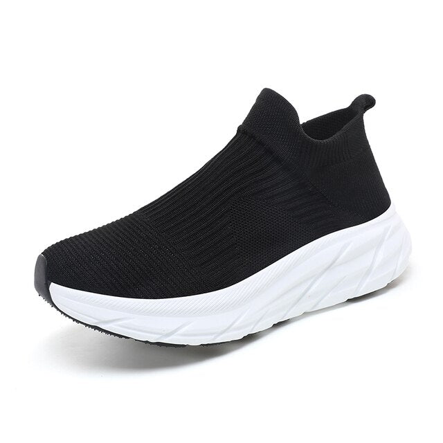 2023 Orthopedic Slip-On Breathable Walking Shoes, Comfortable Soft Mesh Running Shoes