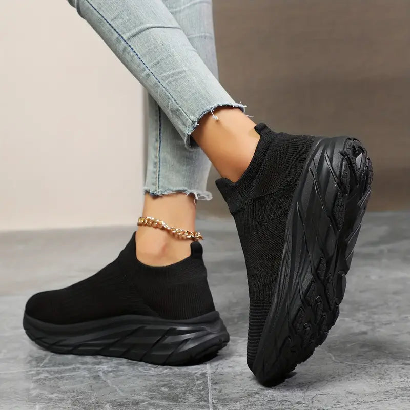 2023 Orthopedic Slip-On Breathable Walking Shoes, Comfortable Soft Mesh Running Shoes