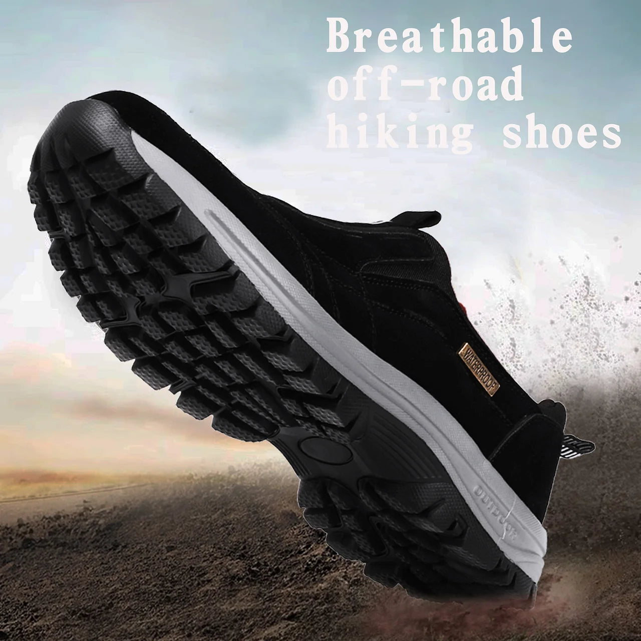 2023 Outdoor Slip On Casual Orthopedic Men Shoes, Breathable Suede Leather Anti-skid Walking Sneakers