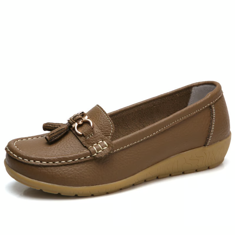 Last Day 49% OFF🔥 - Women's Leather Breathable Shoes