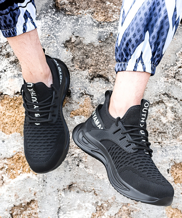 2023 New Design For Men Steel Toe Work Safety Shoes, Nonslip Security Indestructible Sneakers