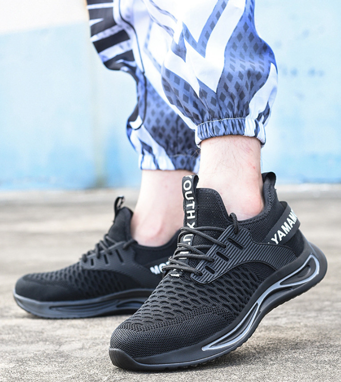 2023 New Design For Men Steel Toe Work Safety Shoes, Nonslip Security Indestructible Sneakers