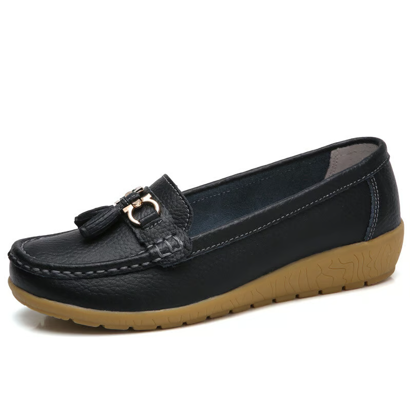 Last Day 49% OFF🔥 - Women's Leather Breathable Shoes