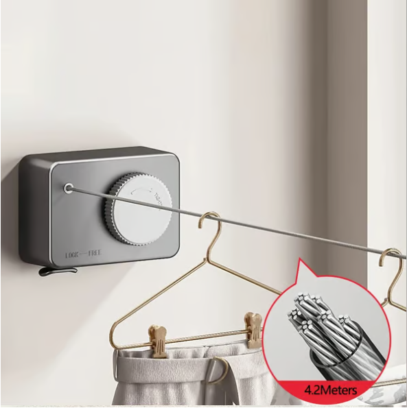 Invisible Clothes Retractable Clothesline
