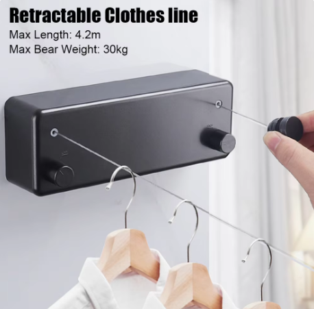 Invisible Clothes Retractable Clothesline
