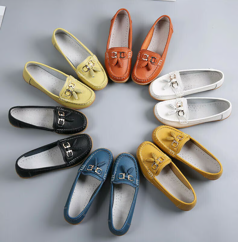 Last Day 49% OFF🔥 - Women's Leather Breathable Shoes