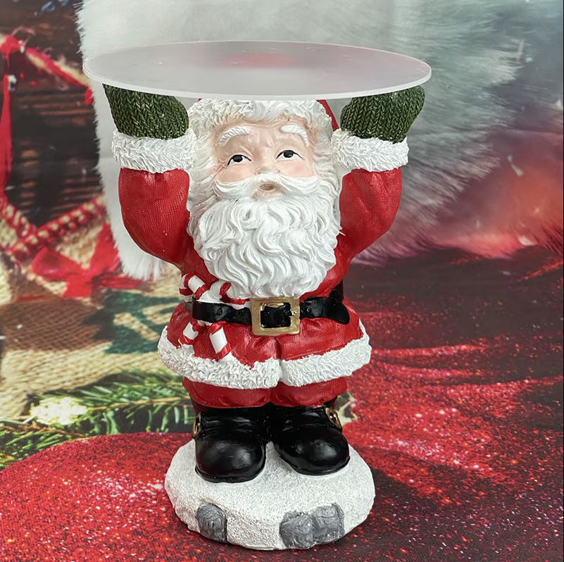 🎄🎅Christmas Snowman Treats Holder-with plate⛄