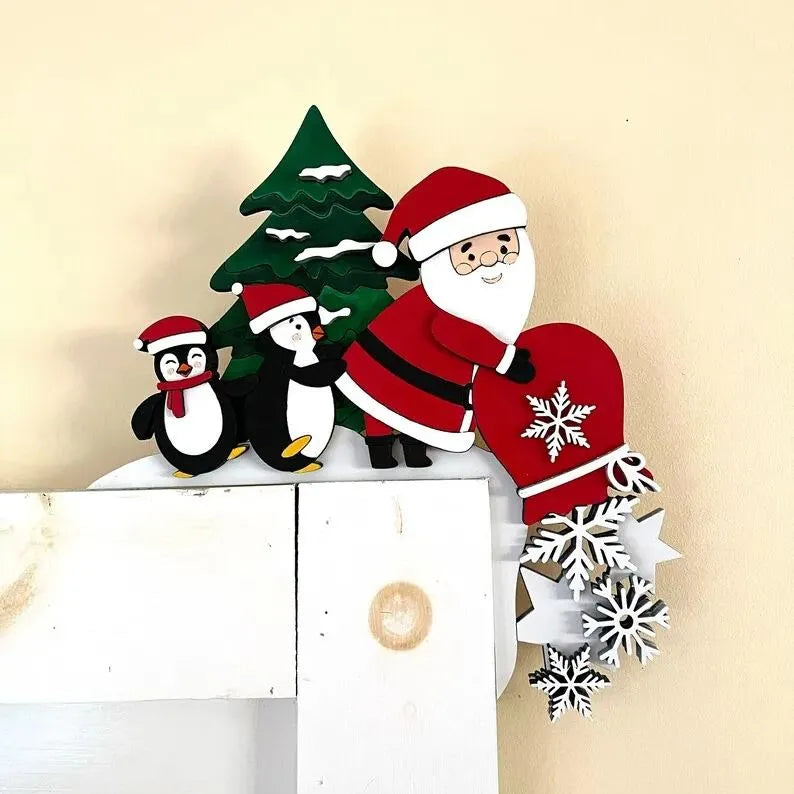 ๐
2024 Christmas Gift 50% Off--Metal Christmas Door Topper