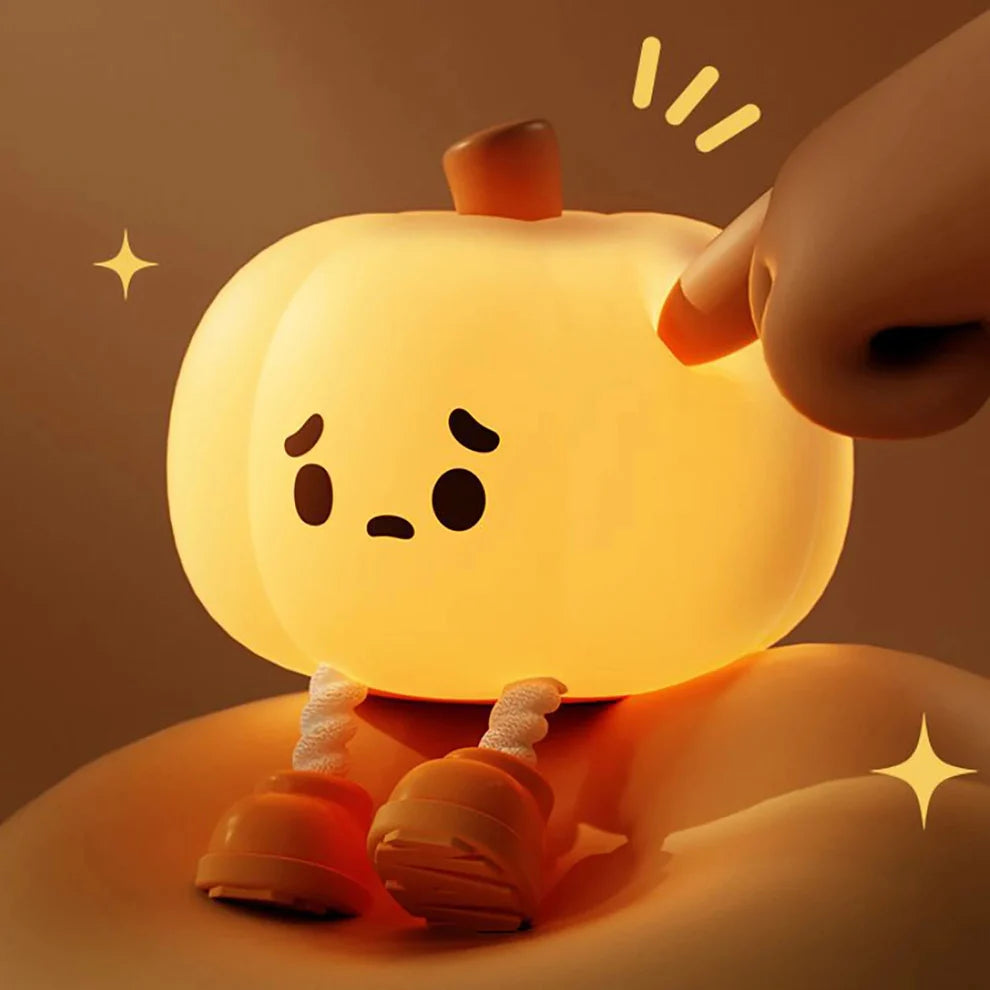Glowing Halloween Pumpkin LED Night Light