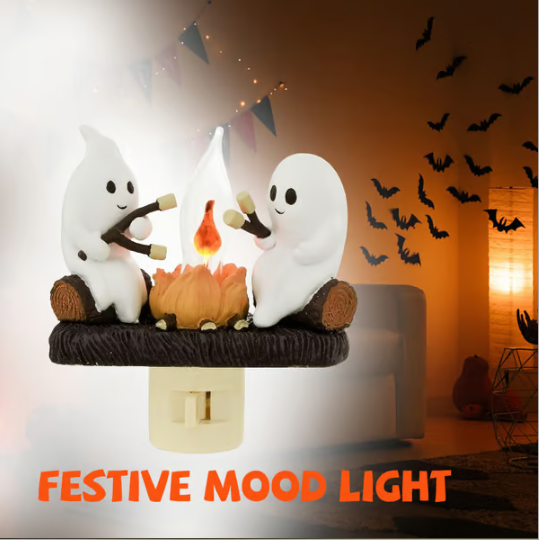 2024 Ghost Campfire Flickering Nightlight✨🔥👻
