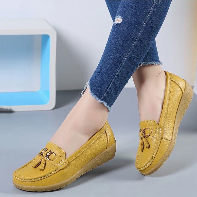 Last Day 49% OFF🔥 - Women's Leather Breathable Shoes