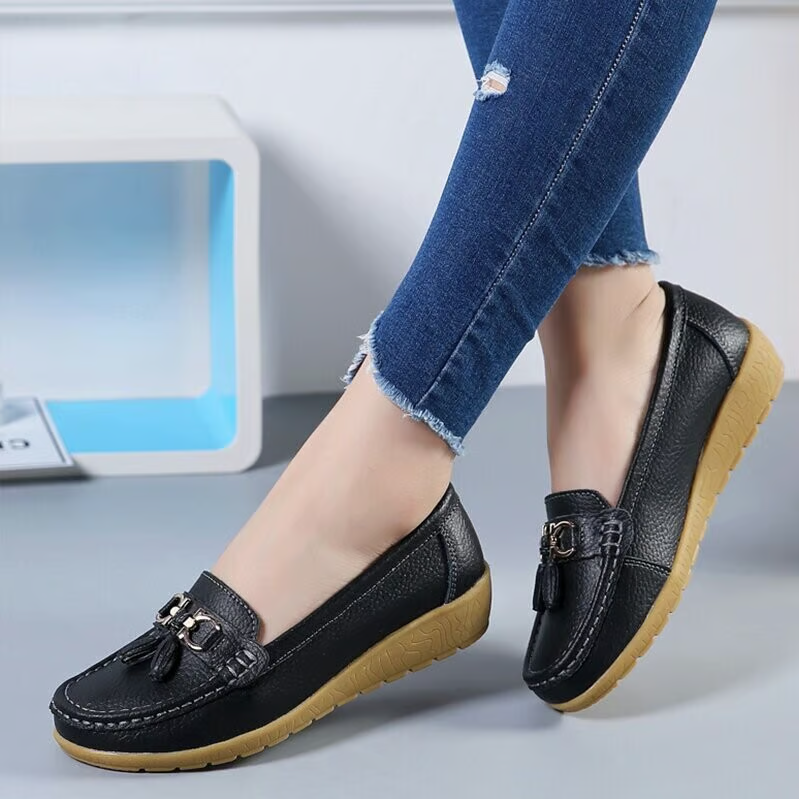 Last Day 49% OFF🔥 - Women's Leather Breathable Shoes