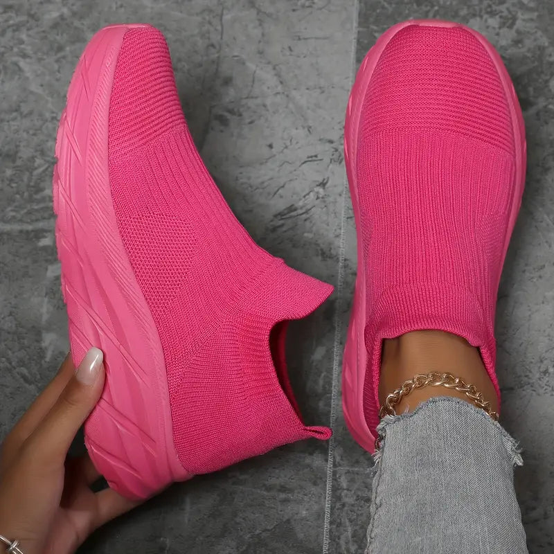 2023 Orthopedic Slip-On Breathable Walking Shoes, Comfortable Soft Mesh Running Shoes