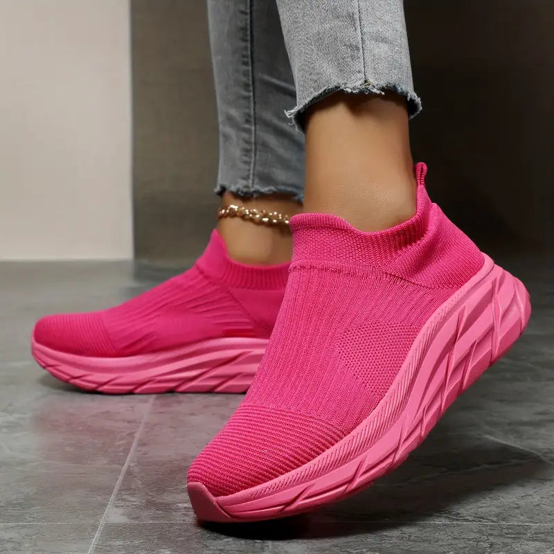 2023 Orthopedic Slip-On Breathable Walking Shoes, Comfortable Soft Mesh Running Shoes