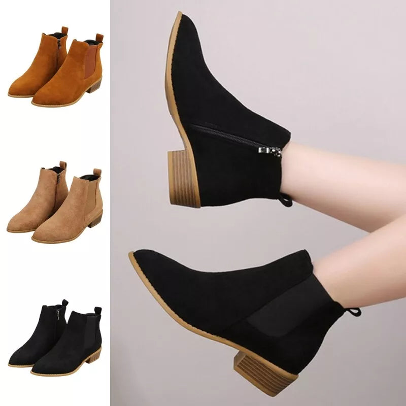 🔥LAST DAY 49% OFF💝Women's Chunky Heel Chelsea Boots