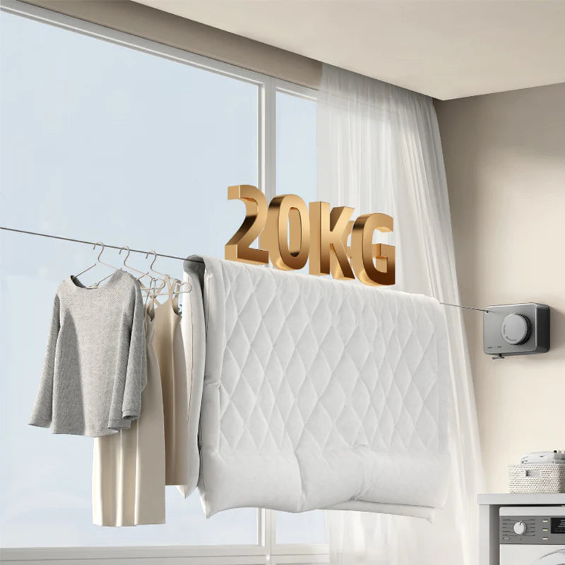 Invisible Clothes Retractable Clothesline