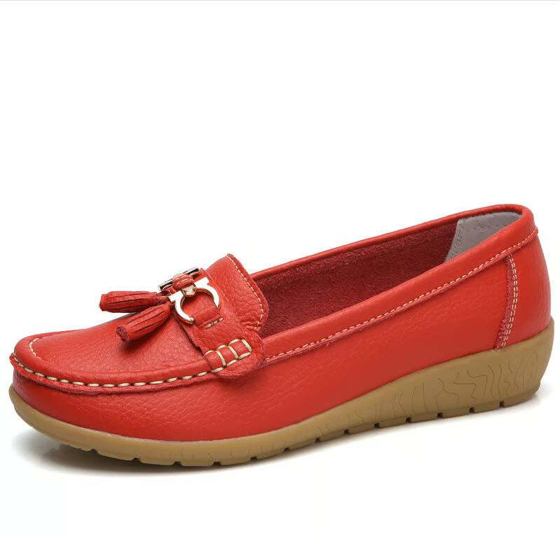 Last Day 49% OFF🔥 - Women's Leather Breathable Shoes