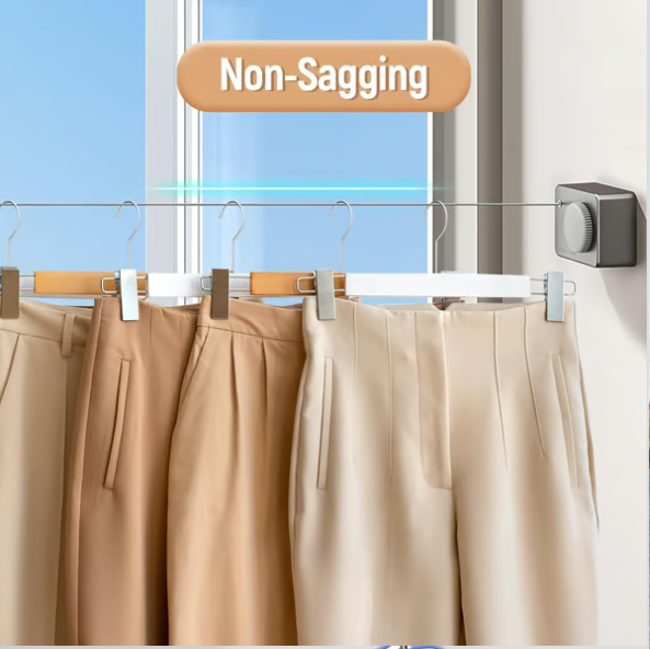 Invisible Clothes Retractable Clothesline