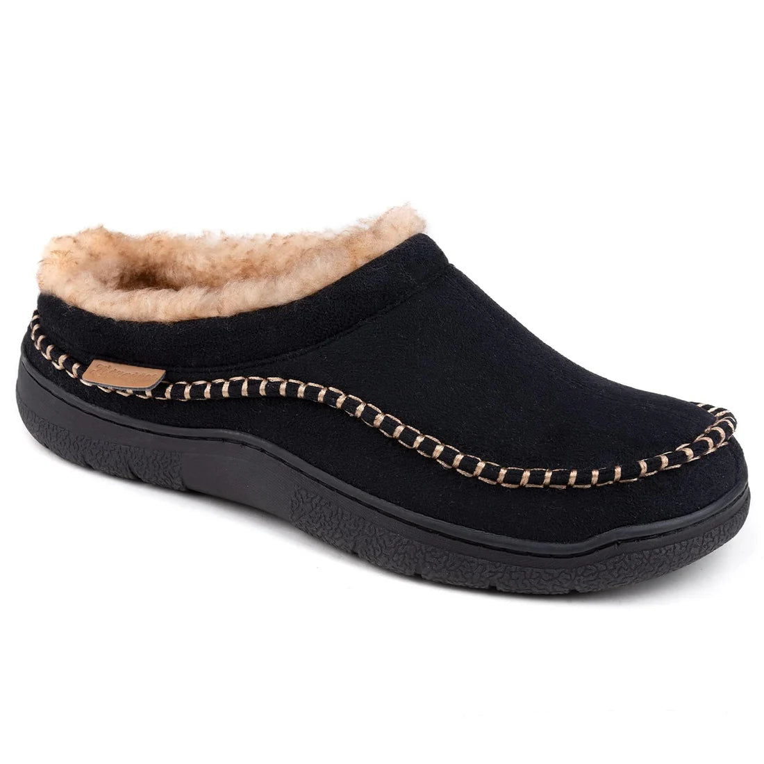 Last Day 49% OFF🔥 - Men's Daily Non-Slip Warm Plush Wide Toe Slip-On Loafers Slippers