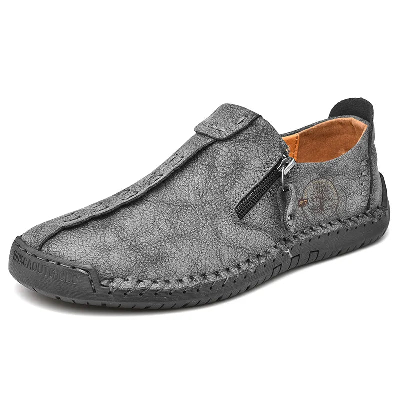 Last Day 48% OFF🔥 - Women's Casual Leather Wide Toe Non-slip Slip-On Loafers