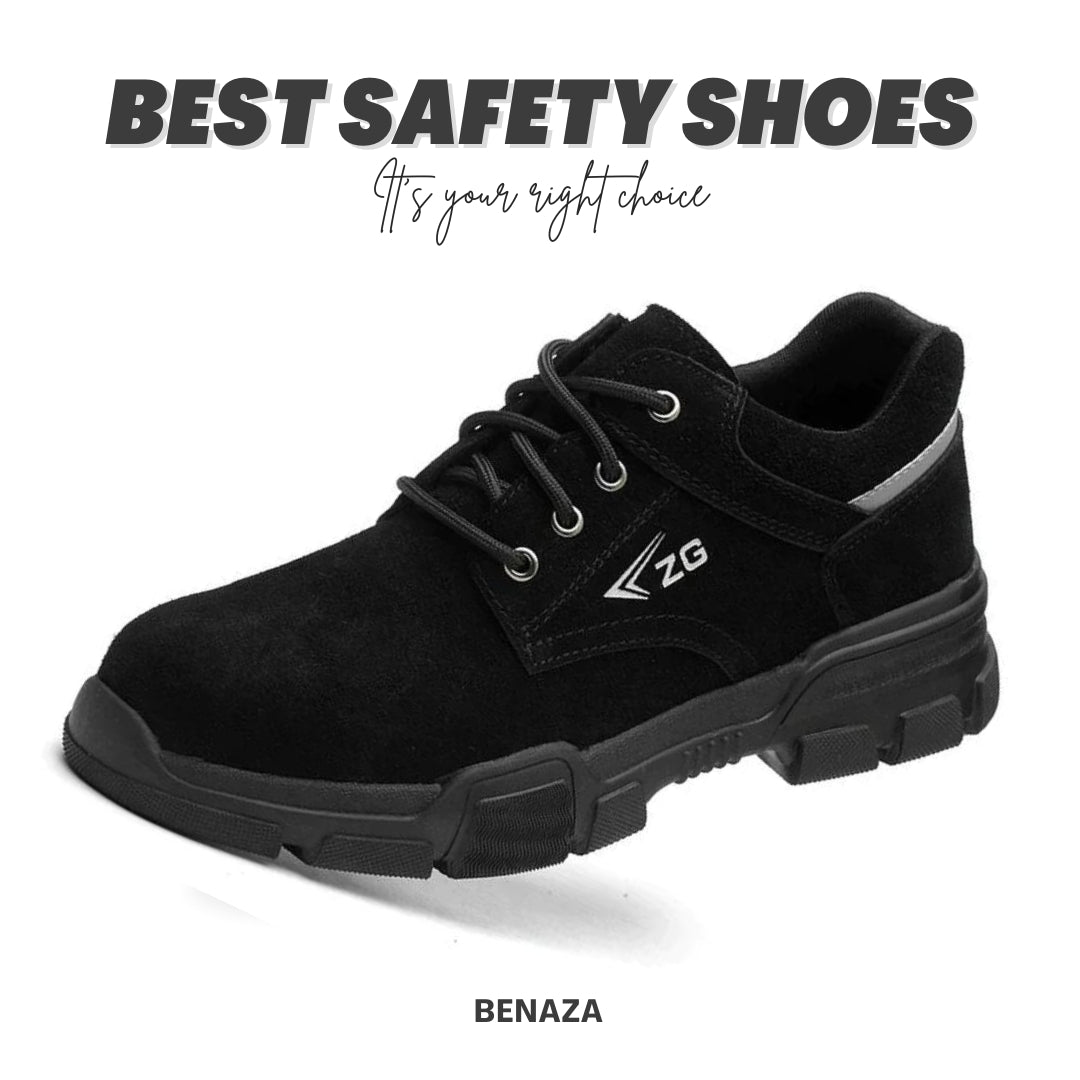 🔥 45% OFF SALE - 2023 Orthopedic Genuine Leather Men Safety Shoes – Beenaza