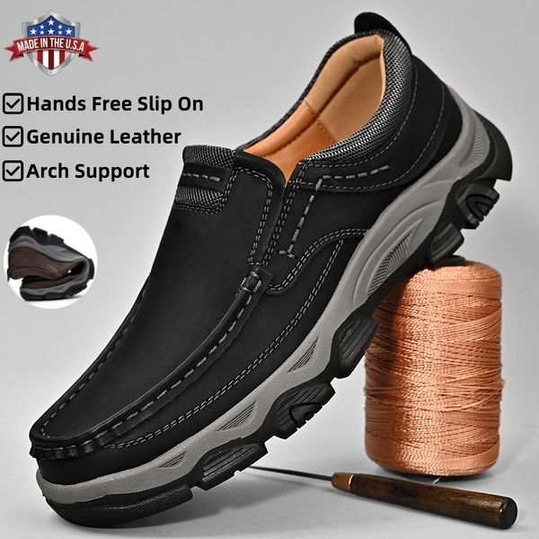 🔥Last Day 49% OFF - Men's Comfortable Orthopedic Leather Slip-On Loafers