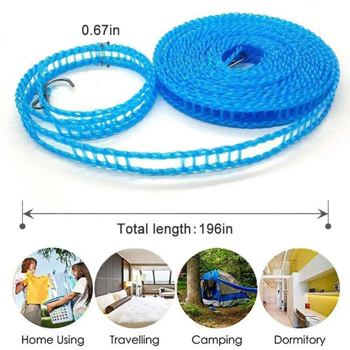 Windproof Non-Slip Clothesline(32 ft)