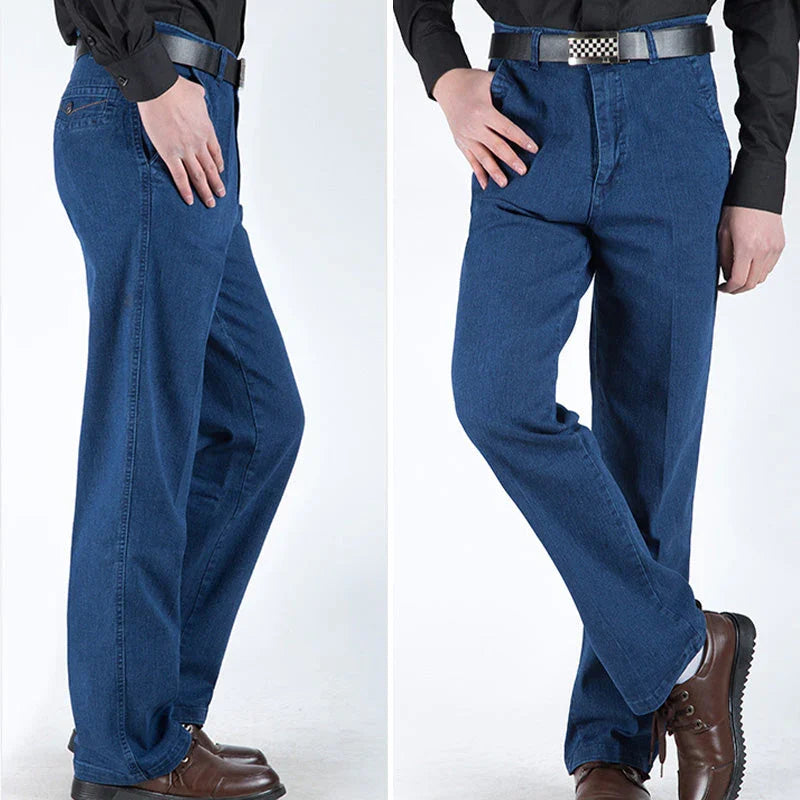 🔥HOT SALE 49% OFF🔥 Men's high waist straight cut jeans