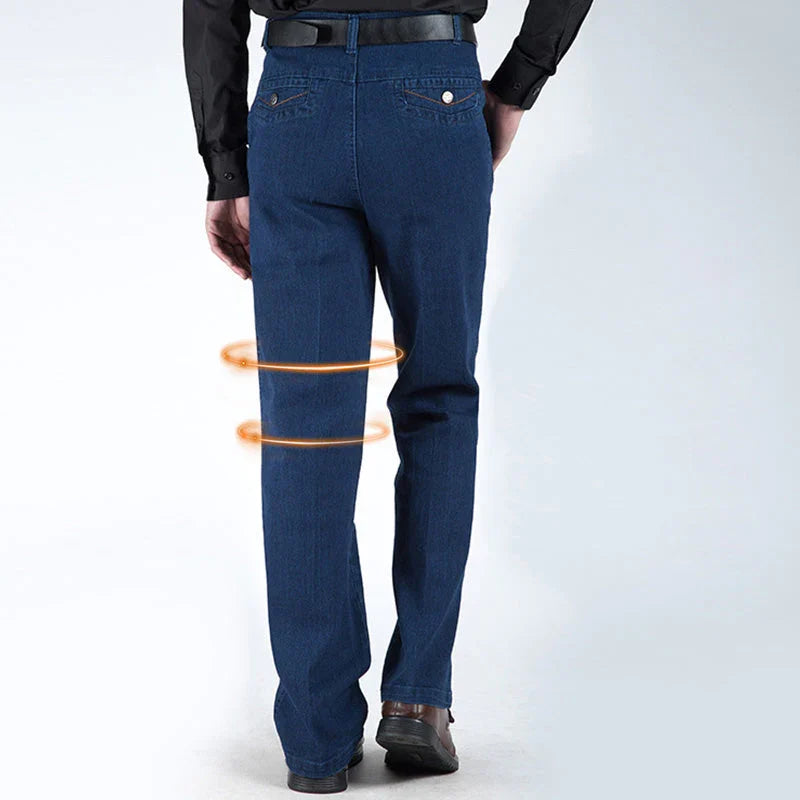 🔥HOT SALE 49% OFF🔥 Men's high waist straight cut jeans